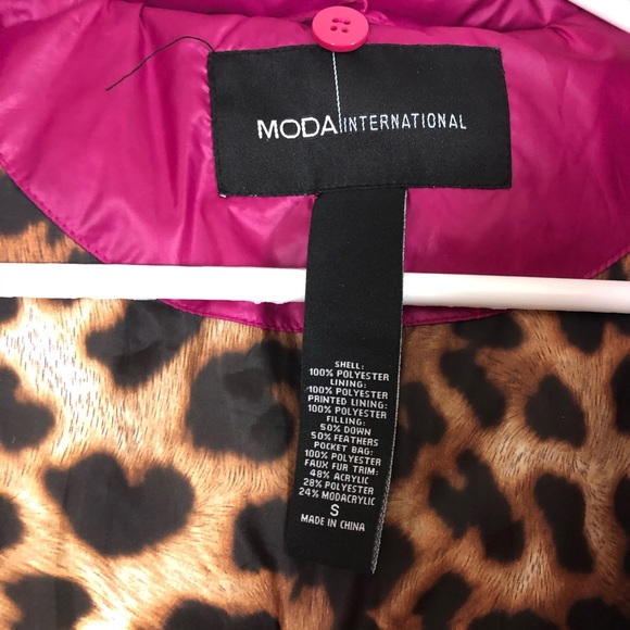 Moda International Pink Puffer Jacket - Picture 6 of 9